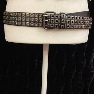 Studded Black Belt
